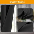 thumbnail image 4 of Cortinas separadoras de ambientes Hoeflife Blackout para techo, color negro, 4 of 7