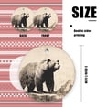thumbnail image 2 of Vintage Drawing of Old Grizzly Bear - Christmas Ornament Xmas Keepsake Ceramic Ornaments Holiday Decorations for Tree Christmas Gift Ideas 2.95in, 2 of 6