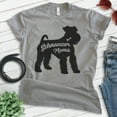 thumbnail image 2 of Schnauzer Mama, Unisex Women's Shirt, Mini Schnauzer, Schnauzer Owner, Funny Dog Mama Gift, Dark Heather Gray, Small, 2 of 6