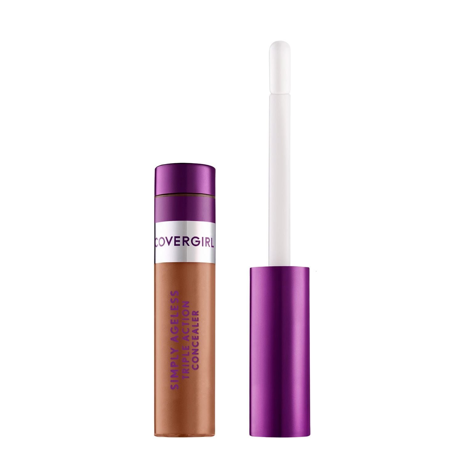 COVERGIRL Simply Ageless Triple Action Concealer Infused with Hyaluronic Complex, Vitamin C & Niacinamide, 7.3ml refreshing concealer