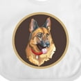 thumbnail image 4 of Inktastic German Shepherd Dog Boys or Girls Baby Bib, 4 of 4