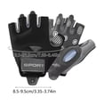 thumbnail image 3 of Half-Finger Fitness Gloves With Wrist Strap Fingerless Workout Gloves Gym Gloves Training Gloves Silicone Palm Padding, 3 of 5