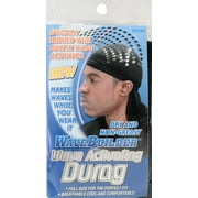 WaveBuilder Wave Activating Durag, Black, 1 Count