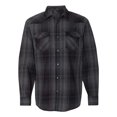 thumbnail image 1 of Burnside Camisa Vaquera de Manga Larga (8206) Negro/Gris, 2XL Burnside 8206, 1 of 1