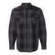 thumbnail image 1 of Burnside Camisa Vaquera de Manga Larga (8206) Negro/Gris, 2XL Burnside 8206, 1 of 1