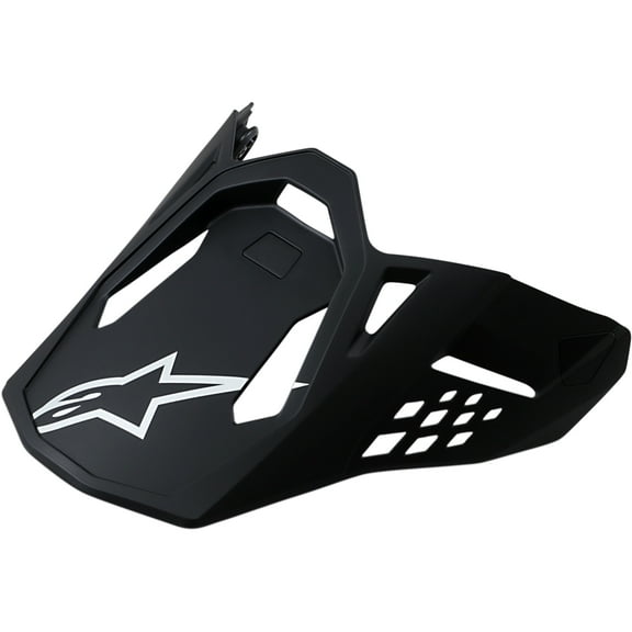 Alpinestars Visor for S-M10/S-M8 Solid Helmets - Black Matte Carbon