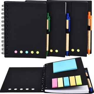 Cute Office Supplies, Black Sticky Notes and Gel Pens for Black Paper. 12  Gelly Roll Pens for Black Paper, Including White Gel Pen, Gold & Silver.  3x3 500ct, Fun Sticky Notes with