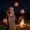 Orange, variant on Glow in the Dark Rubber Juggling Ball, Multicolor Light Up Juggle Ball, Portable Training for Beginner