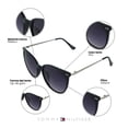 thumbnail image 5 of Lentes de Sol TOMMY HILFIGER Mujer X67032 Outlook Marco de Plástico Color Plateado 100% UV, 5 of 5