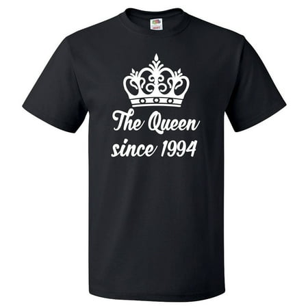 - 25th Birthday Gift For 25 Year Old Queen Since 1994 T Shirt Gift