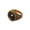 Gold Black, variant on Round Zirconium Ring for Men Stainless Steel Riveted Shank Vintage Majesty Band Silver Orange Size 13