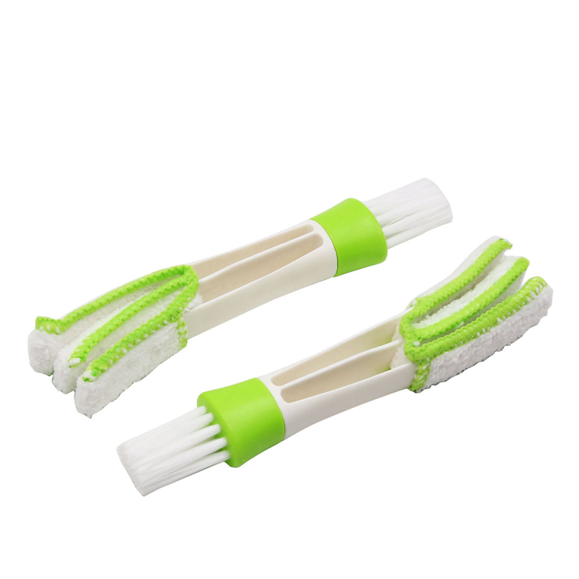 Unique Bargains 2pcs Double Sided Car Vent Air Condition Cleaner Window Brush
