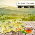 thumbnail image 6 of Essence Of Ginger Natural Honey Ginger Turmeric Tea - 20 Packets - Instant Herbal Tea Bags Made With Real Pure Honey, Fresh Ginger and Turmeric Root - Caffeine Free, 6 of 7