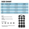 thumbnail image 6 of Disketp White And Black Plaid Pattern Sleeveless Tshirts For Men, Muscle Shirts For Men Dry Fit Tank Top-Xx-Large, 6 of 8