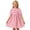 Pink, variant on Dresses for Tween Girls Short Sleeve Flared Swing Dresses Summer Dresses with Bowknot for Tween 11-12 Years