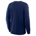 thumbnail image 5 of Men's Fanatics Navy Tennessee Titans Hometown Sweep Legacy Long Sleeve T-Shirt, 5 of 5