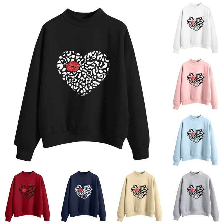 Women s Hoodless Sweatshirt Autumn Winter Casual Hoodie Cute