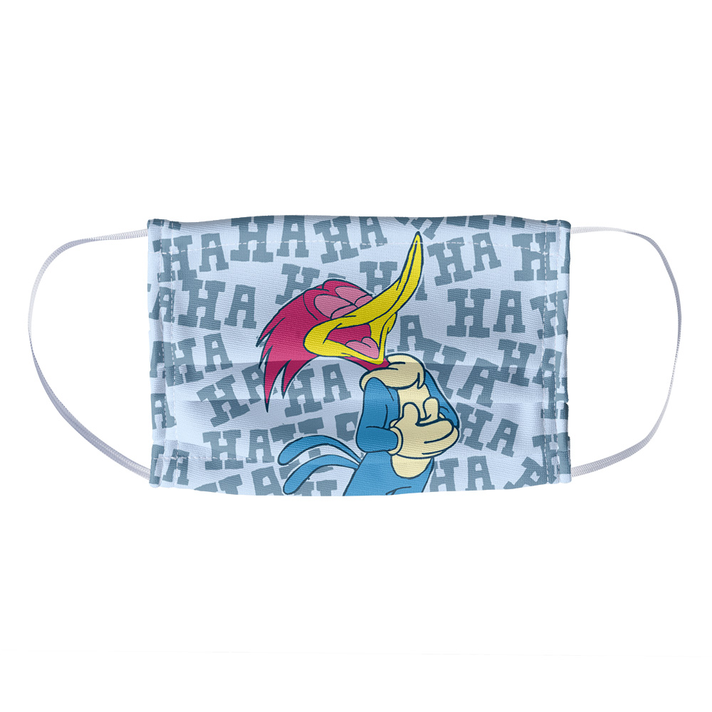 Woody Woodpecker Laugh Riot 1 Ply Reusable Face Mask Covering Kids Walmart Com