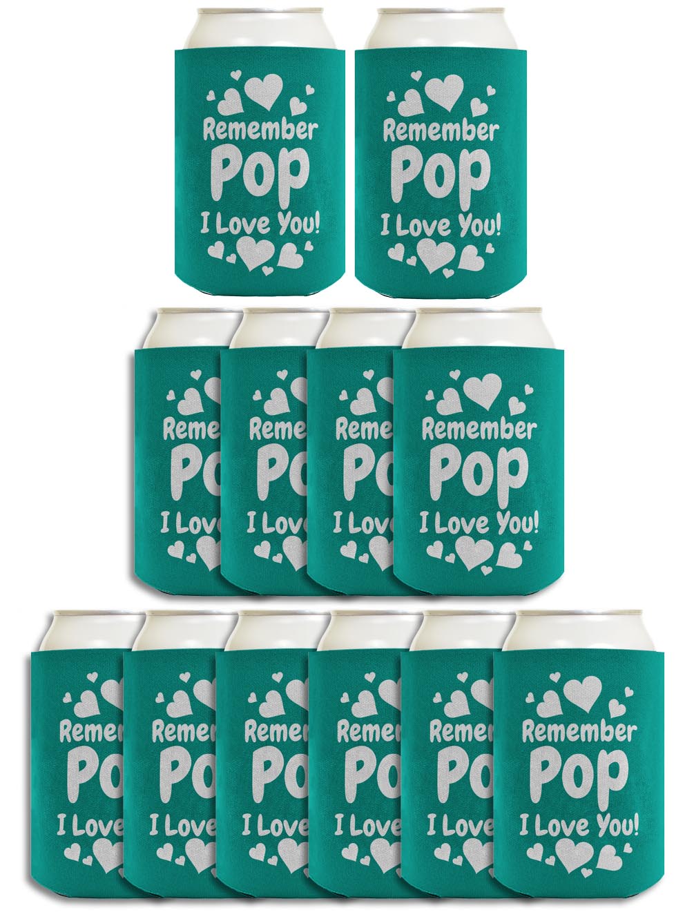 ThisWear Pop Gifts for Men for Pop Remember Pop I Love You 12Pack Can
