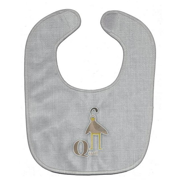 Carolines Treasures BB5742BIB Alphabet Q For Quail Baby Bib