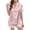 Light Blue-1, variant on Kcolen Halloween Pajamas Women Satin Set, Button Down Lapel Notch Collar Short Sleeve Pumpkin Black Cat Print Pocket Shorts 2 Piece Silk Loungewear,Blue,M