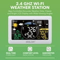 thumbnail image 7 of BALDR WiFi Weather Station, Smart Wireless Indoor Outdoor Thermometer with App and Online Real-time Forecast, One Remotely Monitor Temperature Sensor Included, Home Weather Station with Clear LCD, 7 of 7