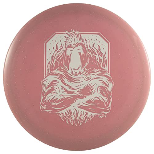 Infinite Discs Centurion | Precision Disc Golf Control Driver | Metal Flake Glow C-Blend (173-176 Grams, Pink)