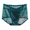 thumbnail image 2 of Fesfesfes Lace Underwear For Women Solid Color High Waisted Mesh Breathable And Sexy Lace Hollow Underwear Panties, 2 of 5