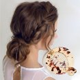 thumbnail image 3 of Unique Bargains 1 Pc Fashion Round Fish Shape Hair Clips Hairdo Clip Light Brown, 3 of 5