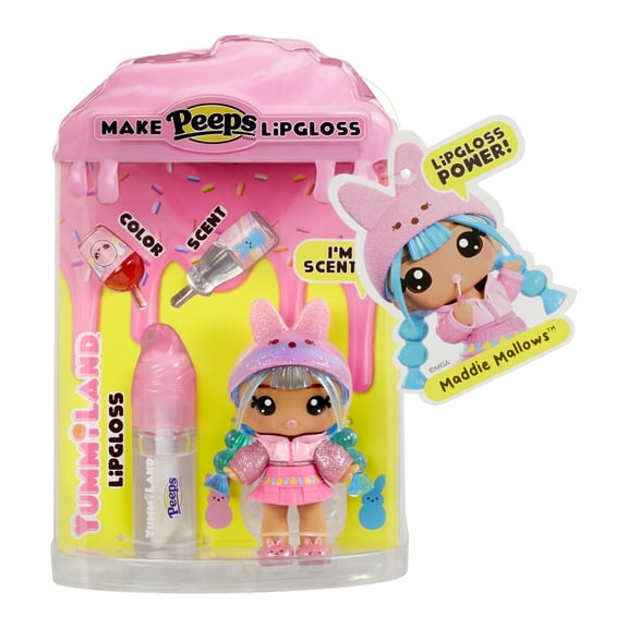 Yummiland Lip Gloss Doll - Pink (Maddie Mallows)