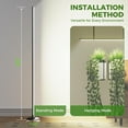 thumbnail image 6 of Grow Lights for Indoor Plants with Timer, 192 LEDs 42W Vertical Full Spectrum Grow Light 65 Inch Standing Grow Lights 3 Light Modes 5-Level Dimmable Wide Coverage, 6 of 9