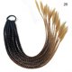 thumbnail image 1 of 26 Extensiones de cabello trenzado degradado en seda de maíz de alta temperatura Desmontable Durable, 1 of 5