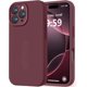 thumbnail image 1 of Funda de Silicona Premium, Forro de Microfibra Suave, para iPhone 16 Pro de 6.3 Pulgadas, Vino Tinto, 1 of 7