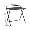 thumbnail image 4 of Hometrends Folding Wood & Metal Desk, 4 of 8