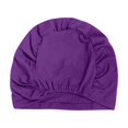 thumbnail image 3 of Women's Fashion Muslim Turban Hat, Soft Stretch Hijab Undercap, Full Cover Inner Cap Adult Headwear for Daily Wear and Prayer Purple, 3 of 3