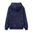 thumbnail image 2 of Cooltree Boys Hooded Sweatshirt - Fashion Soft Long Sleeve Basketball Dark Blue Pullover Casual Tops Size 10, 2 of 7