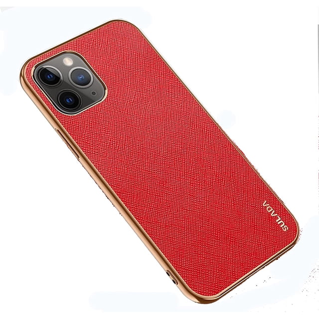 iPhone 12 Pro Leather Case, Luxury Business Classic Non Slip Soft Grip Full Body Protective Men Phone Cases Cover Compatible with iPhone 12 Pro