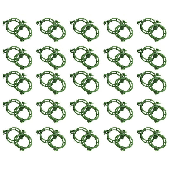 UNTERING 100/150/200/300//600Pcs Reusable Plant Support Clips Clamps For Climbing Plant Vine Greenhouses