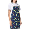 thumbnail image 4 of Disketp Lemons And Chili Kitchen Apron with adjustable Aprons for Women with Pockets Cooking Powder Pink Apron, 4 of 7