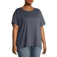 thumbnail image 6 of Terra & Sky Women's Plus Size Relaxed Crewneck T-Shirt, 6 of 6
