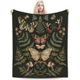 thumbnail image 3 of Kuscheln Vintage Butterfly Blanket, Butterfly Gifts for Girls Women, Soft Cozy Butterfly Botanical Throw Blanket, Ultra Warm Lightweight Fleece Blanket Decor for Kids Aults Bed, 3 of 6