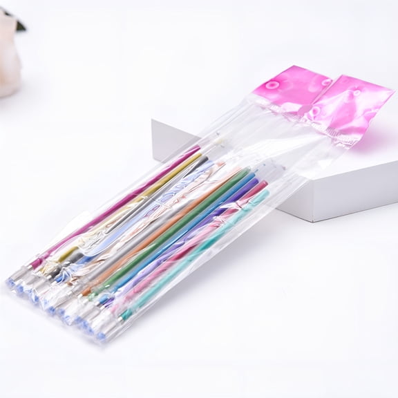CCOCC 2026 New 24 Colors Glitter Gel Pens,Glitter Pens Fine Tip Art Markers Set Colored Gel Marker for Adult Coloring Book,Drawing Art Supplies,Scrapbook,Journaling,Sparkle Gifts(24 Pcs)