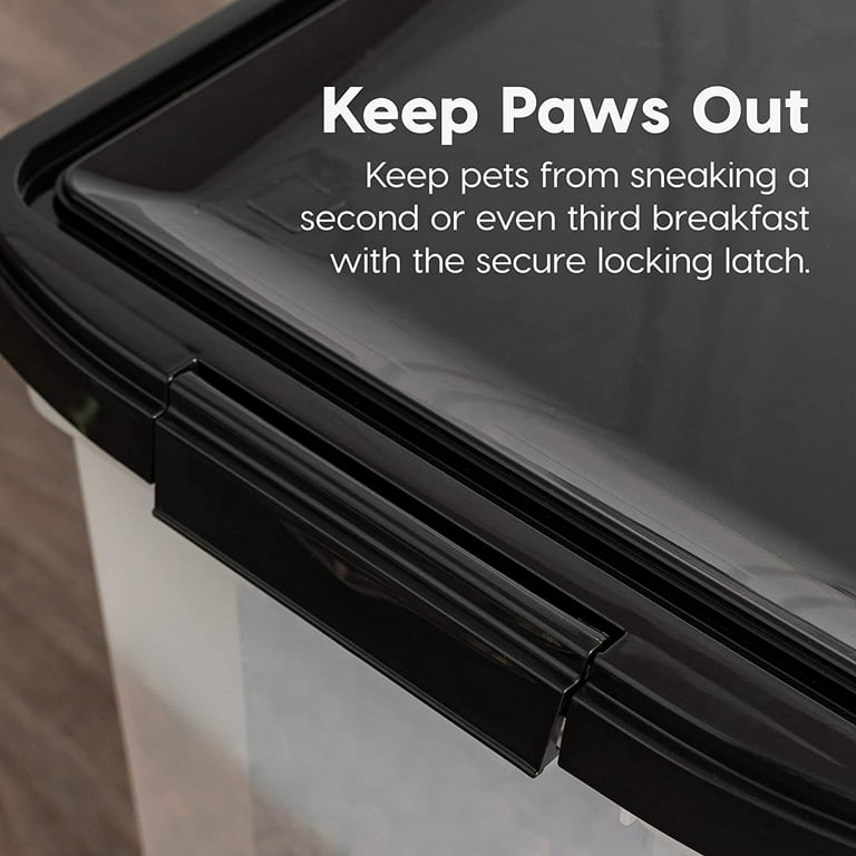 IRIS USA 65 Qt WeatherPro Airtight Pet Food Storage with Removable Casters photo 8