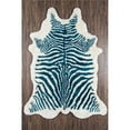 thumbnail image 1 of Momeni KALAHKAL-1TQS3656 Novogratz Kalahari Collection Area Rug, 3 ft. 6 in. x 5 ft. 6 in. - Turquoise, 1 of 4