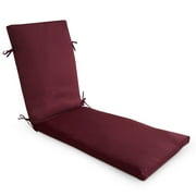 Chaise Cushion - Solid Burgundy