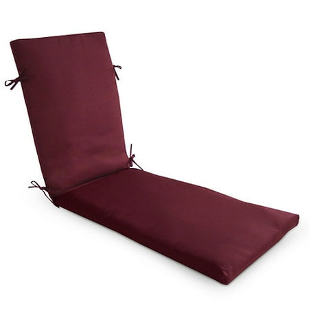 Chaise Cushion - Solid Burgundy