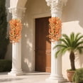 thumbnail image 7 of Artificial Hanging Orchid Flowers for Outdoor UV Resistant Fake Hanging Plants Faux Flower Bouquet Trailing Vines for Home Garden Wall Porch Patio Wedding Party Decoration, 7 of 7