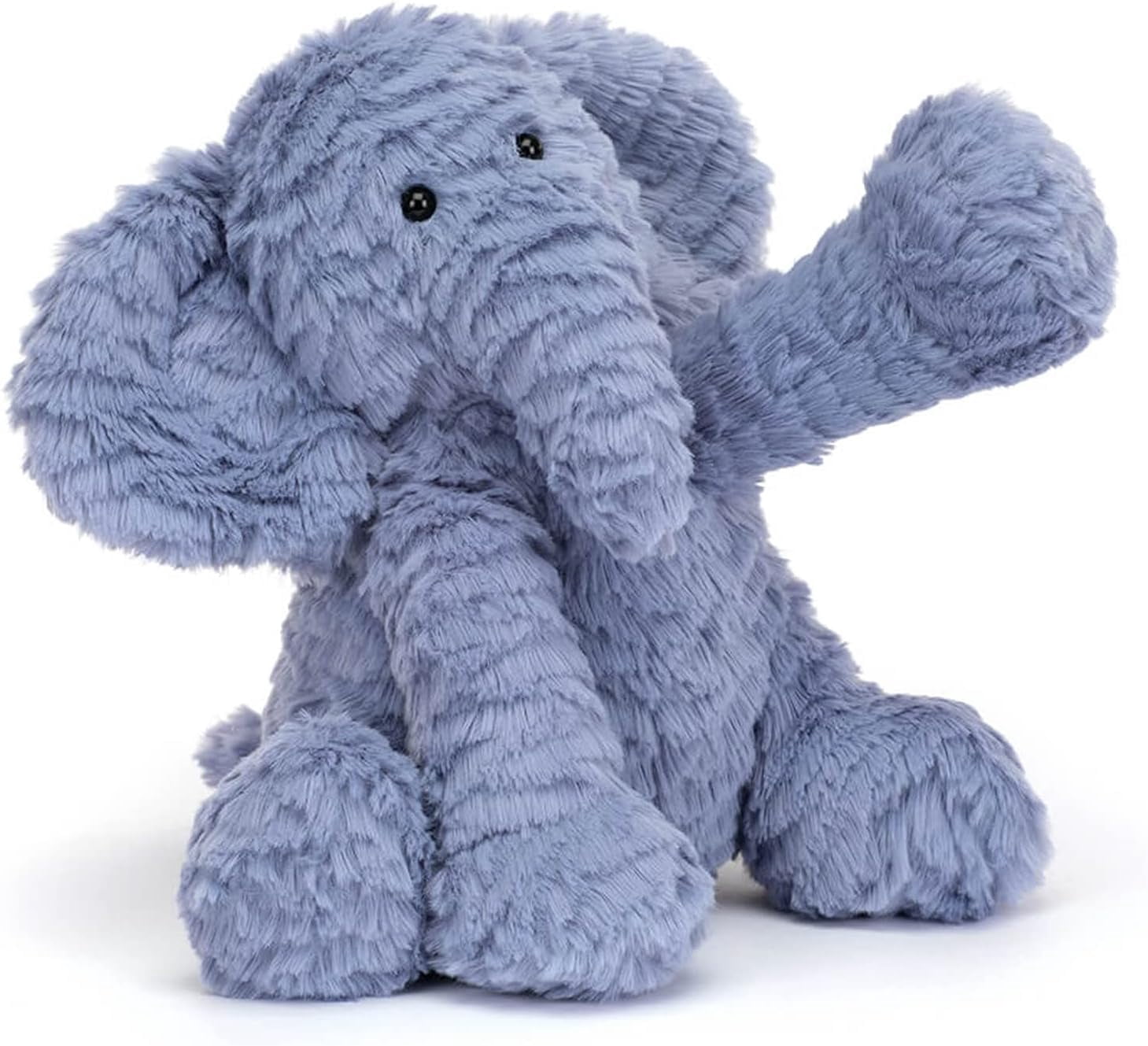 Jellycat Fuddlewuddle Elephant Stuffed Animal, Medium 9 inches - Elephant Plush Toy - Classic Children's Gift