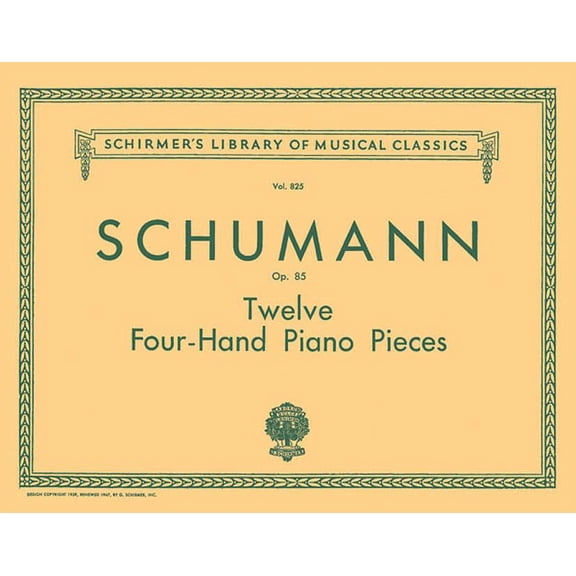 12 Pieces for Large and Small Children, Op. 85: Schirmer Library of Classics Volume 825 Piano Duet (Paperback)