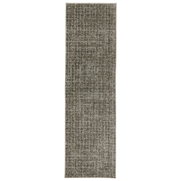 Alton Modern & Contemporary Rug 090N9 in Grey Runner 2' 2" X 7 ' 6"